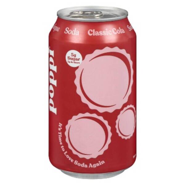 poppi Classic Cola 355mL Can