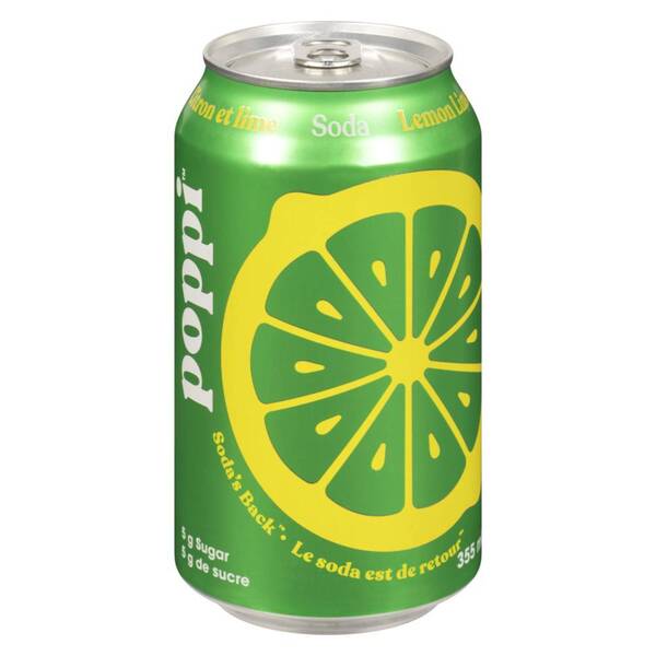 poppi Lemon Lime 355mL Can