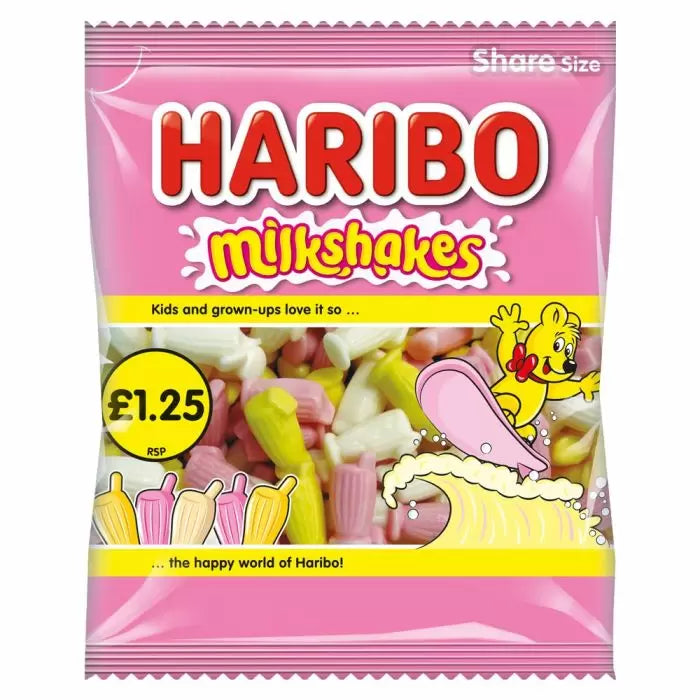 Haribo Milkshakes Share Bag 140g (UK)