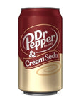 Dr Pepper & Cream Soda, 12 fl oz can [1 Can]