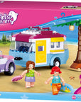 Girls Dream Beach Holiday Building Brick Kit (272 Pcs)
