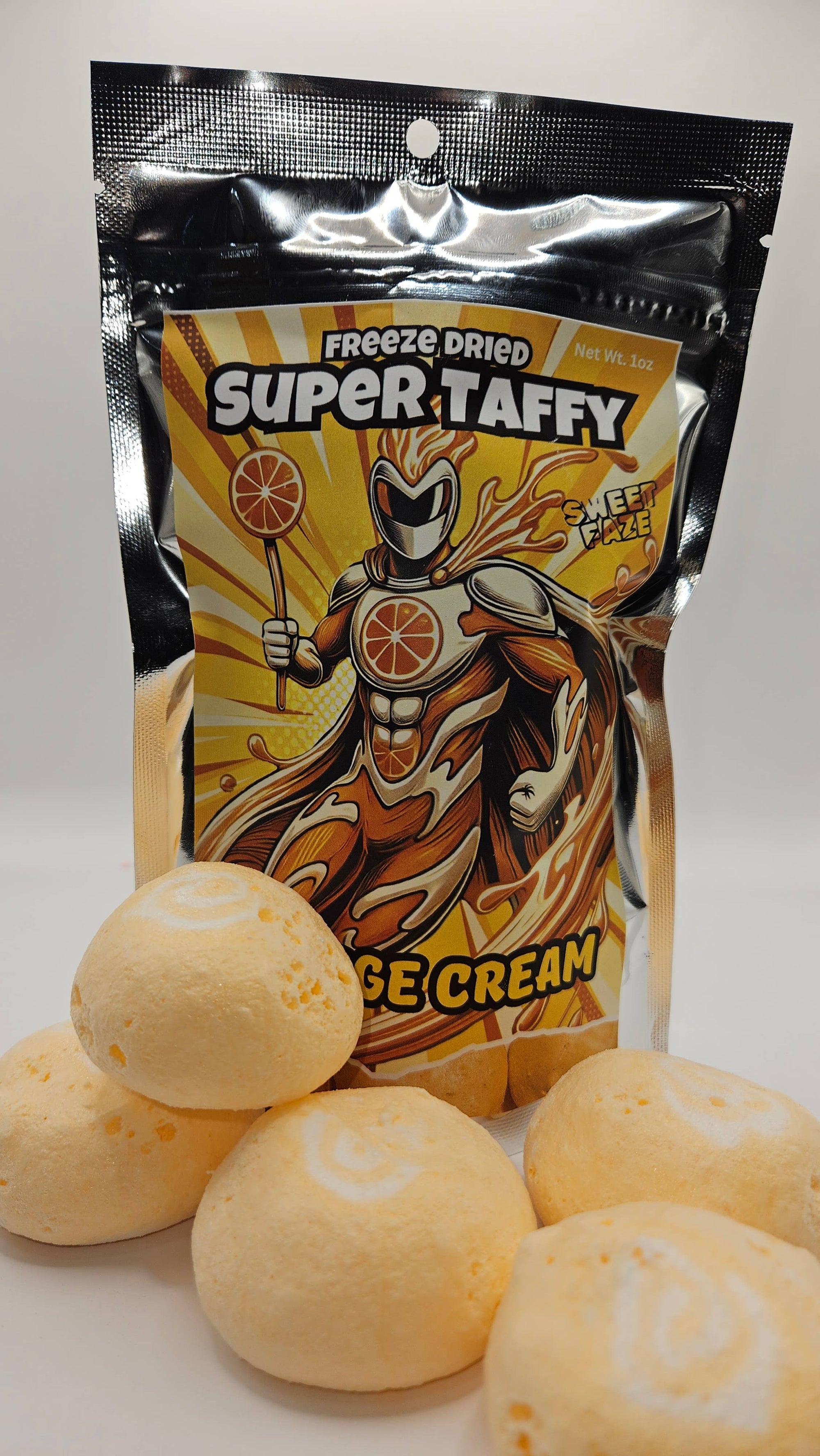 Freeze Dried Super Taffy | Orange Cream