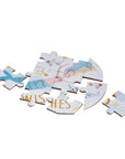 80 PIECE " BUTTERFLY" SHAPED JIGSAW WITH SHAPED BOX - FANTASY