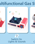 Kids Kitchen Cooking Toy Set Pretend Play Cookware Playset