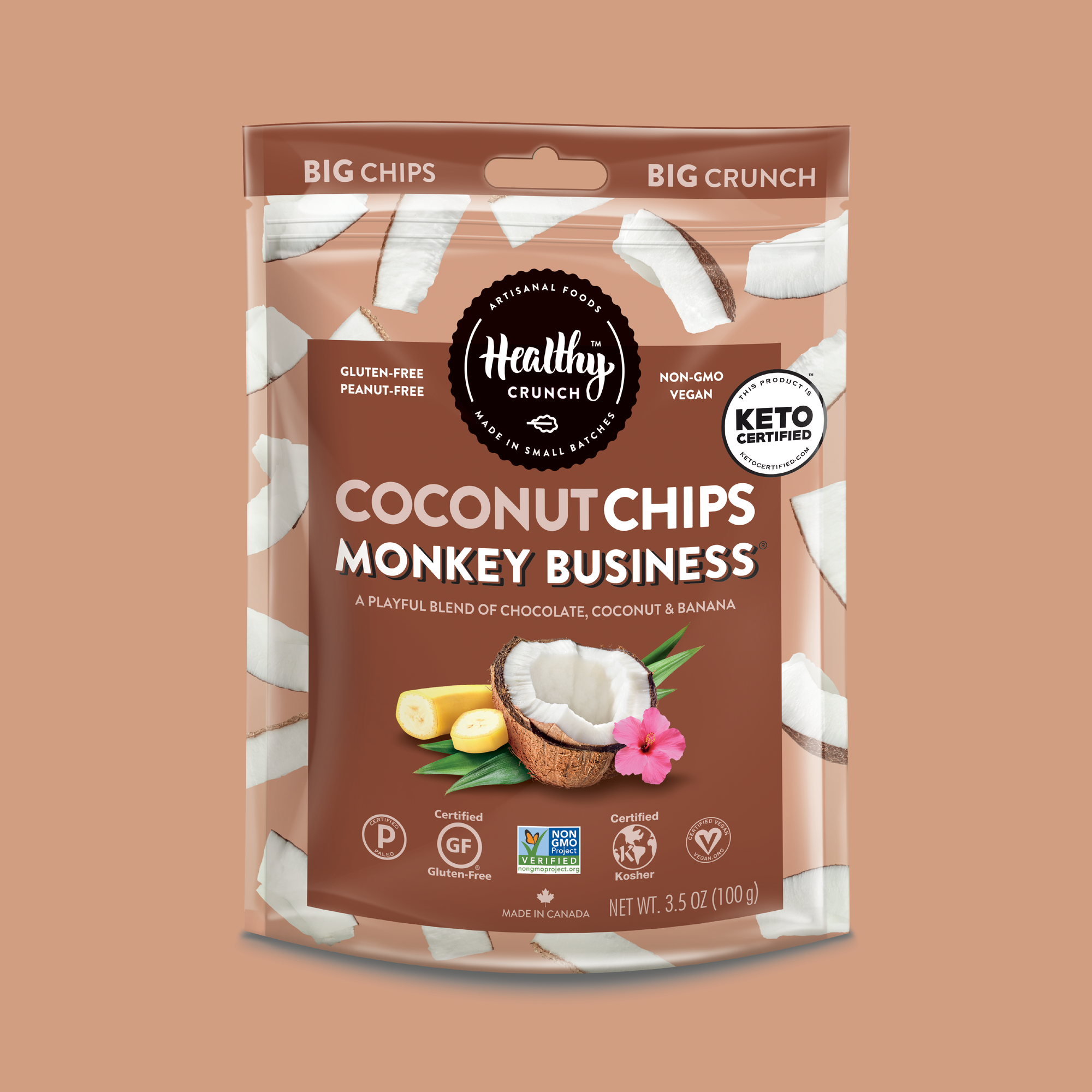 Monkey Business Coconut Chips 100g