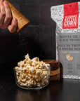 Truffle Oil & Cracked Black Pepper Popcorn