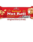 Pearson's Original Salted Nut Roll | Peanut, Caramel, Nougat Candy | 1.8 oz | 1 Roll