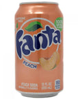 Fanta Peach Soda, 12 fl oz can