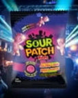 SOUR PATCH KIDS Glow Ups Strawberry-Watermelon Soft & Chewy Candy 135 g