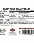 Neon Gummy Sour Bears | Zweet | 10 oz