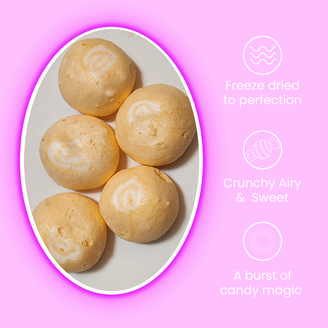 Freeze Dried Super Taffy | Orange Cream