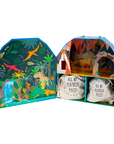 PLAYBOX WITH WOODEN PIECES - DINOSAUR
