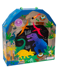 PLAYBOX WITH WOODEN PIECES - DINOSAUR