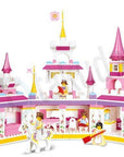 Girl's Dream Magical Castle Building Brick Kit (385 Pcs)