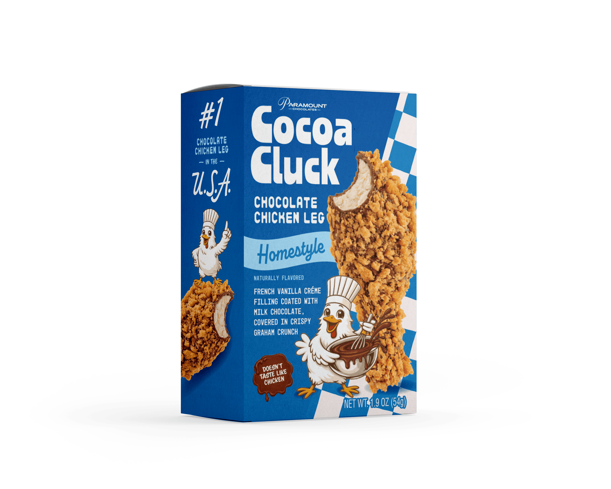 Cocoa Cluck Chocolate Chicken Leg Homestyle 1.5oz