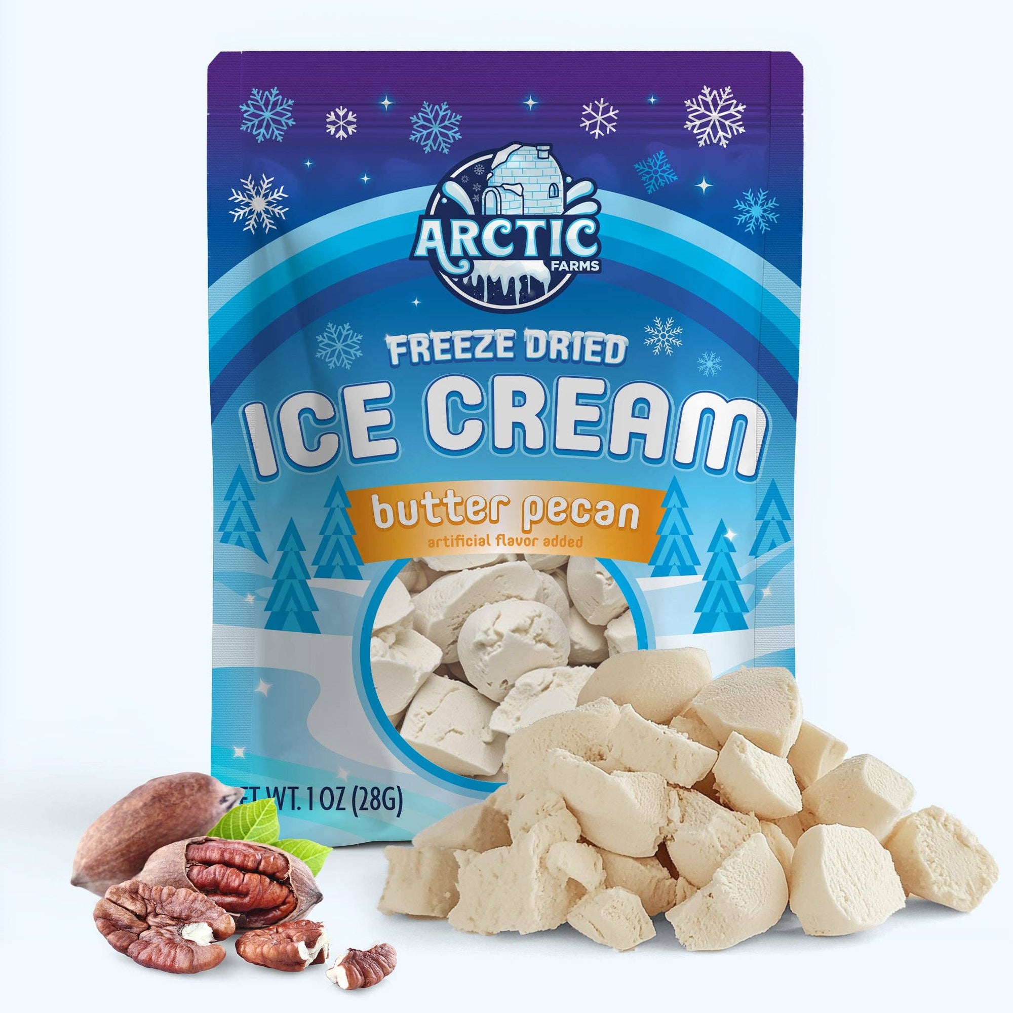 Freeze Dried Ice Cream That Does Not Melt (Bits) (1oz): Cotton Candy (Mix)