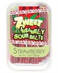 Insanely Sour Strawberry Belts | Zweet | 10 oz