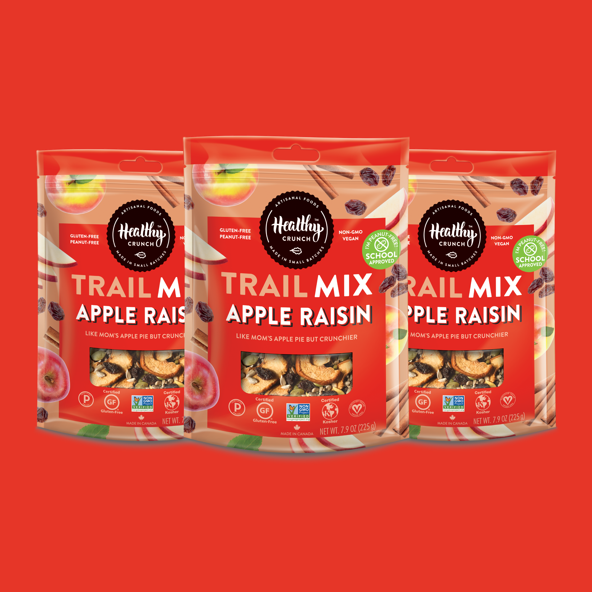 Apple Raisin Trail Mix 225 g