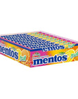 Mentos Chewy Fruit Candy Roll  37g [1 Roll]