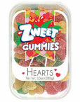 Sour Gummy Hearts | Zweet | 10 oz