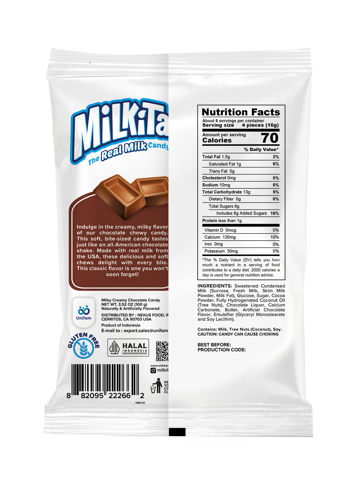 Milkita The Real Milk Candy Chocolate 100 g
