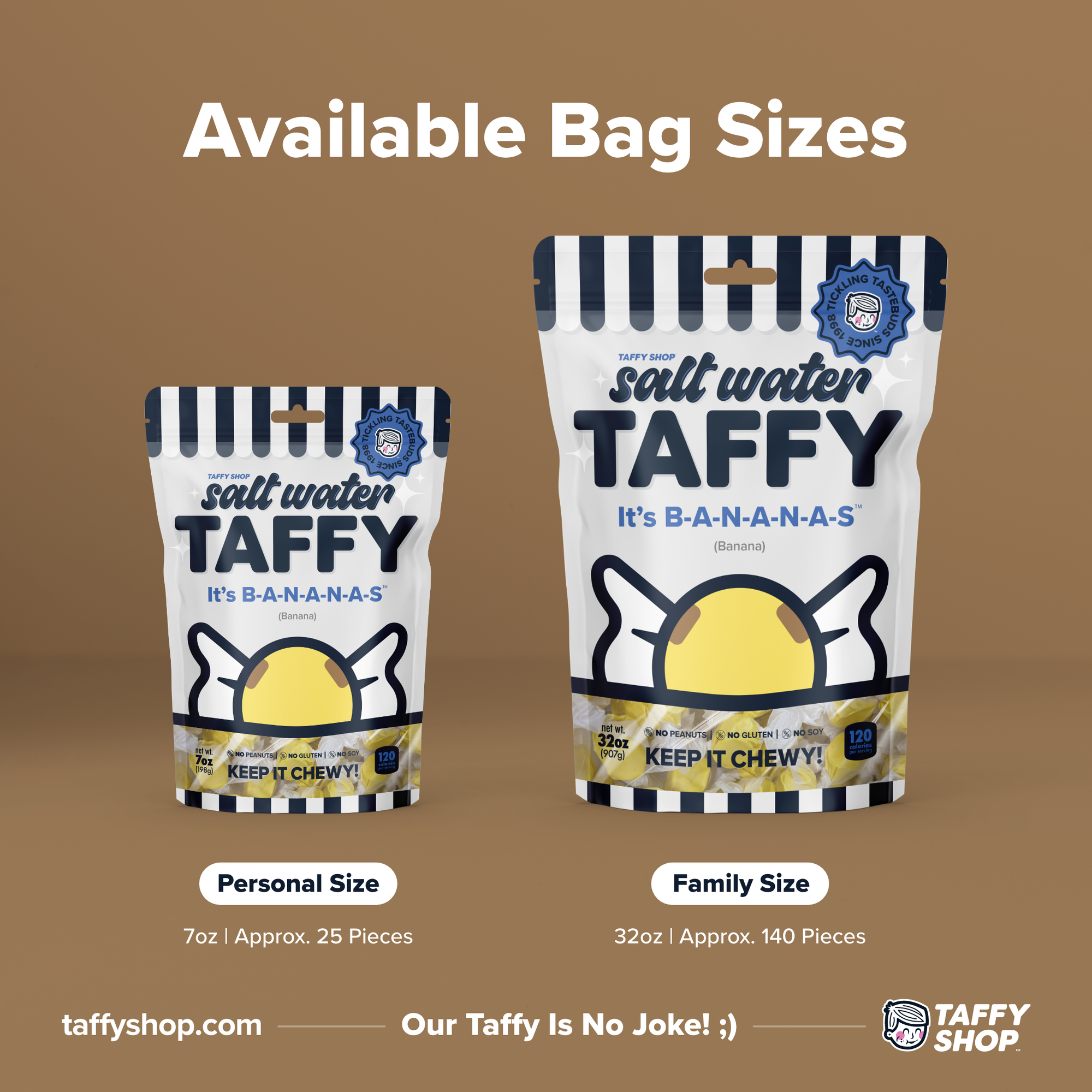 It's B-A-N-A-N-A-S™ Taffy (Banana)