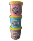 Cotton Candy Gift Set of 3 Mini Pints: Banana Mojo/Bubble Gum/Green Apple Flavor