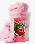 Handmade Strawberry Cotton Candy