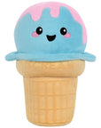 Ice Cream Cone Vanilla Scented Embossed Plush