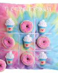 Tic-Tac Donut Fleece Plush