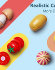 Kids Kitchen Cooking Toy Set Pretend Play Cookware Playset