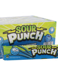 Sour Punch Straws Blue Raspberry, 2oz [1 Package]