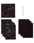 space explorer scratch and scribble scratch art kit