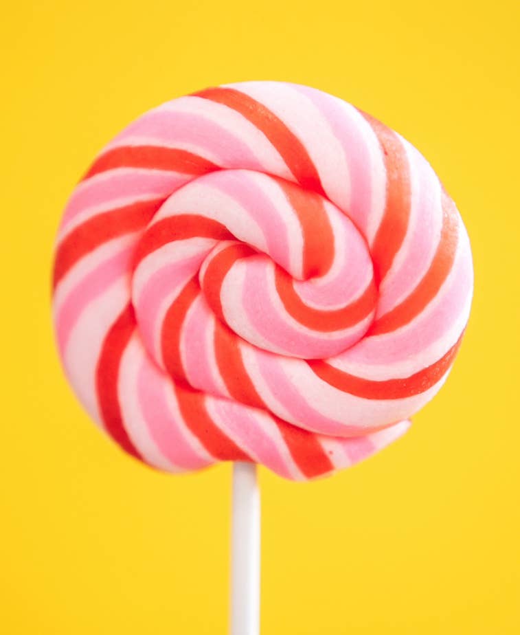 Handmade Whirl Lollipop: Bubble Gum