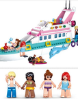Girl's Dream Luxury Yacht Building Brick Kit (328 Pcs)