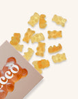 Prosecco Bear Gummies, Chewy Candies, Alcohol-Free
