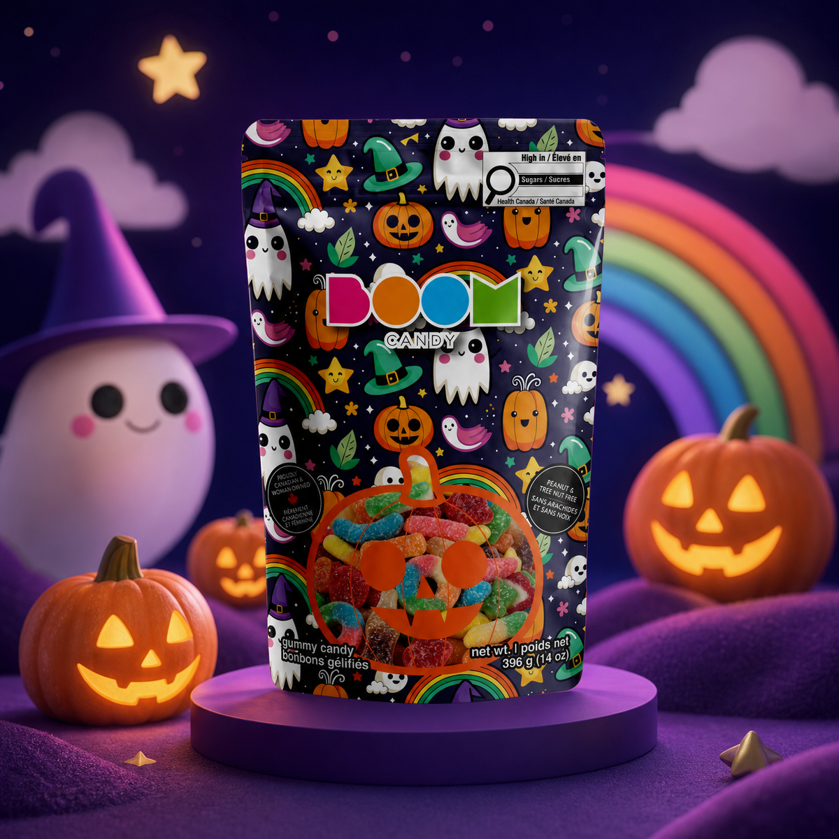Pumpkin Cutout | Assorted Sours | 396 g