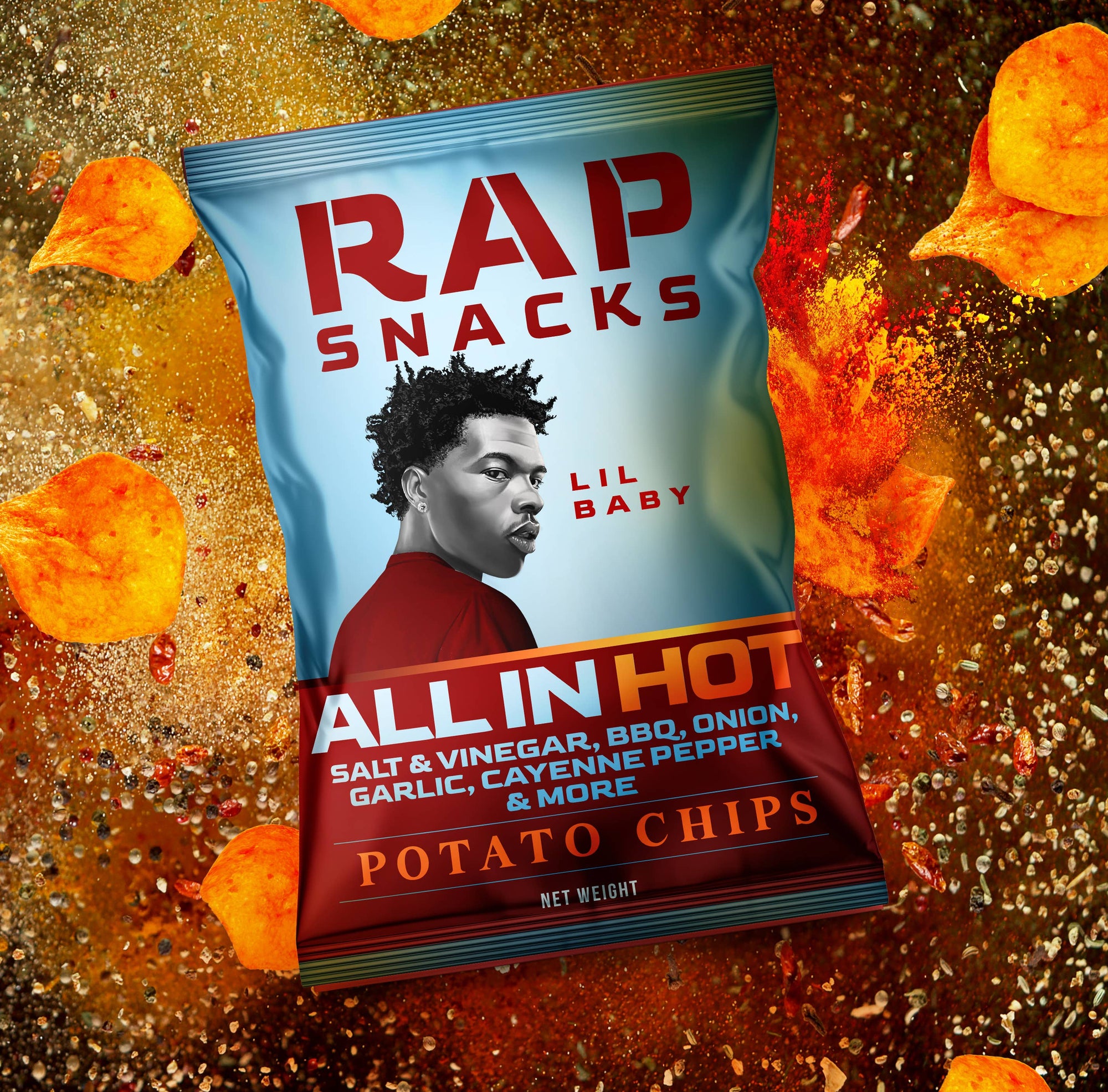 Lil Baby All in HOT Potato Chips