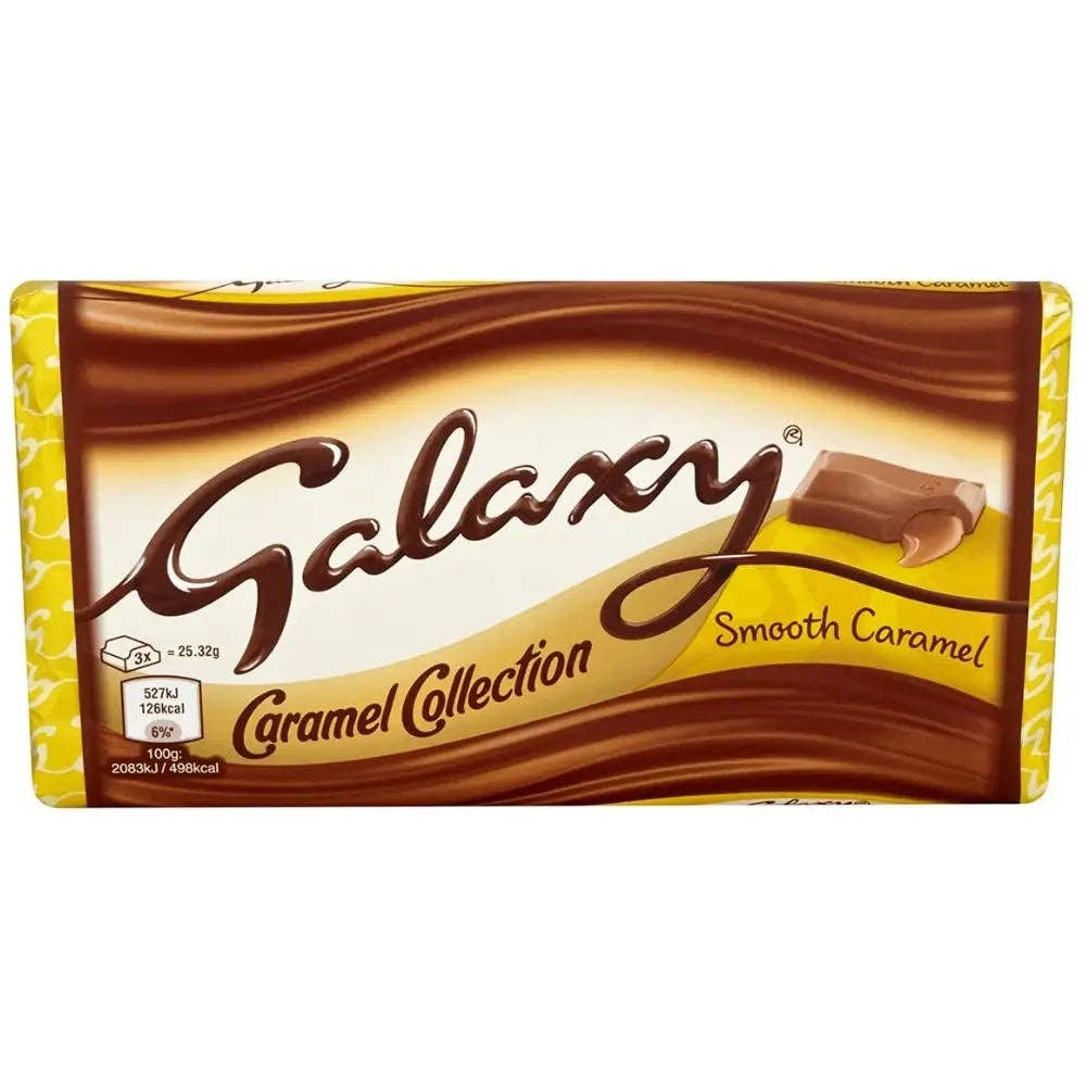 Galaxy UK Smooth Caramel Block  - 135g
