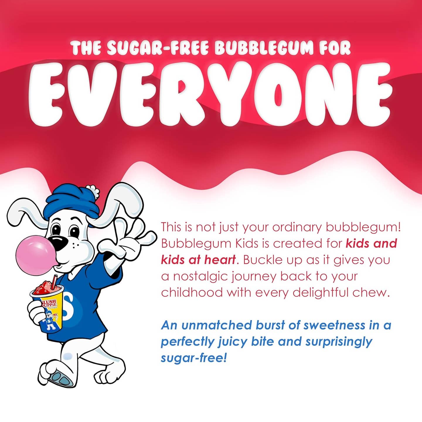Slush Puppie Original 55 Pc Sugar-Free Gum