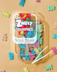 Neon Gummy Sour Bears | Zweet | 10 oz