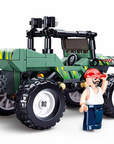 Off-Road Green Monster Truck Building Brick Kit (155 pcs)