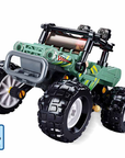 Off-Road Green Monster Truck Building Brick Kit (155 pcs)