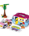 Girls Dream Beach Holiday Building Brick Kit (272 Pcs)