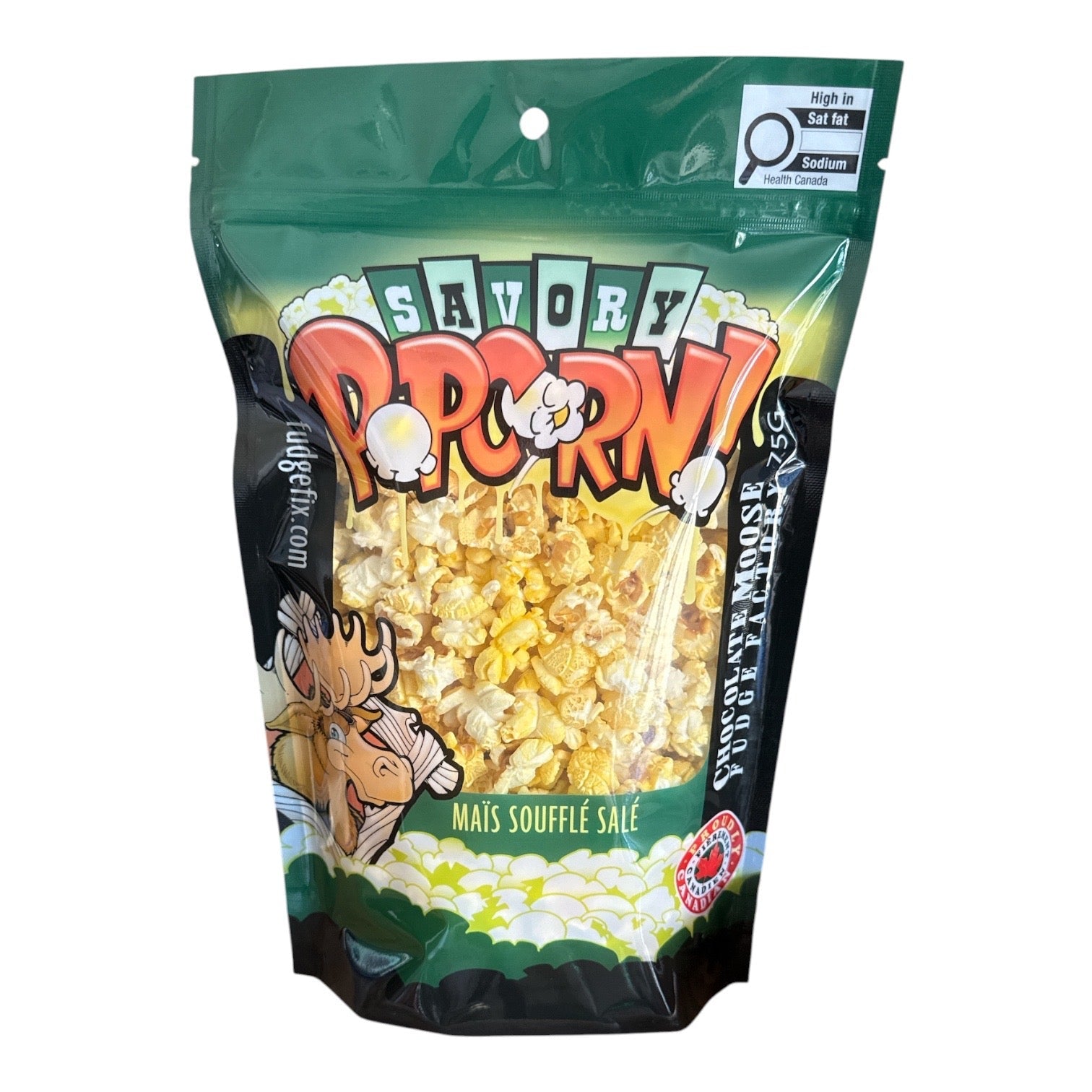 Savory Popcorn - BACON CHEDDAR: 75g