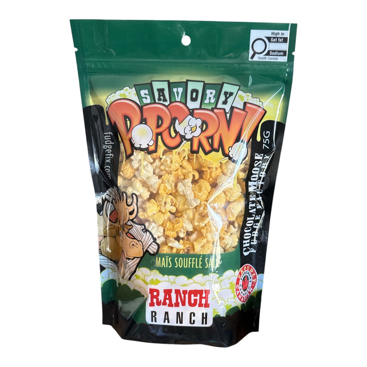 Savory Popcorn - RANCH: 75g