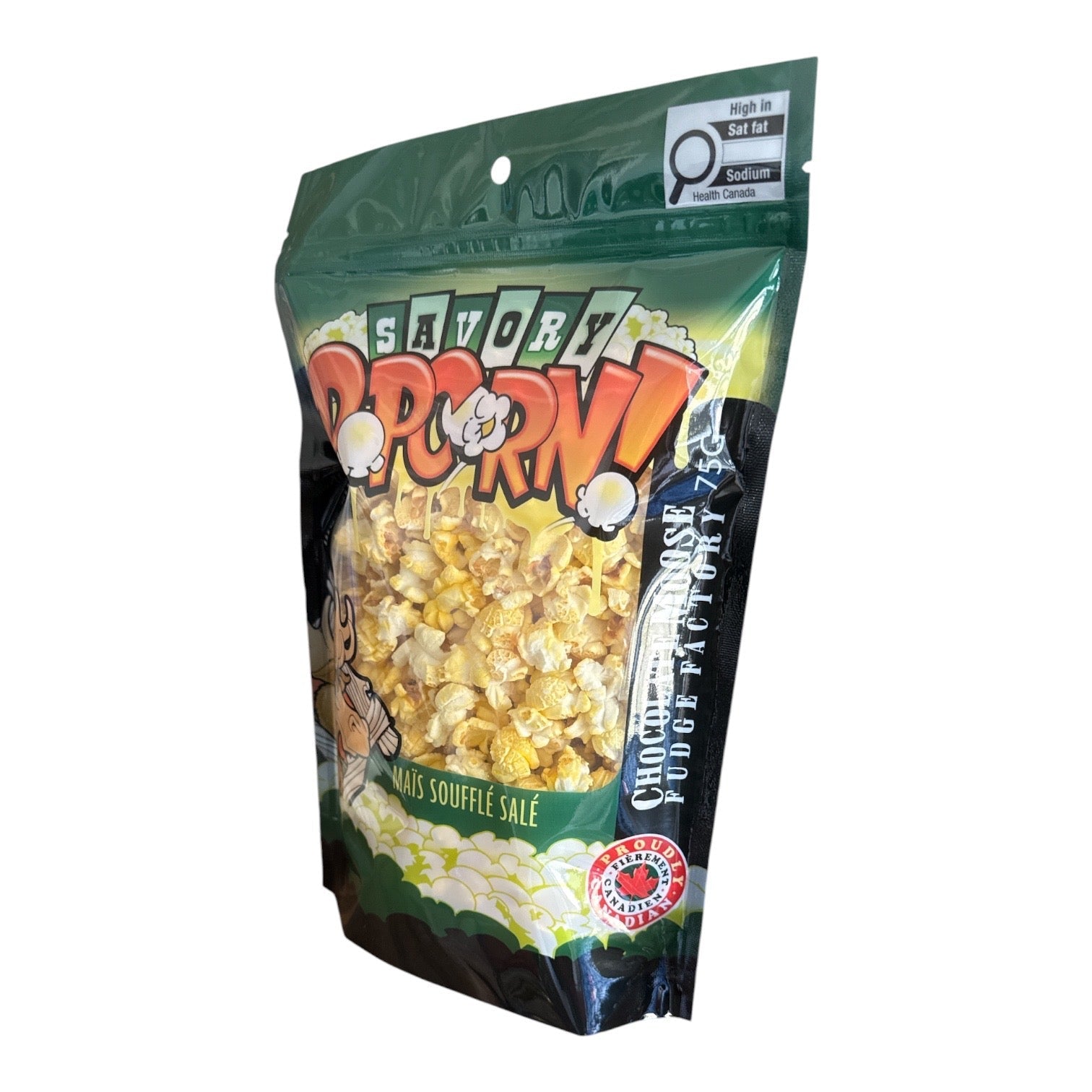 Savory Popcorn - BACON CHEDDAR: 75g
