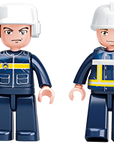 Large Fire Station Building Brick Kit (612 Pcs)