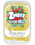 Sour Pineapple Belts | Zweet | 10 oz