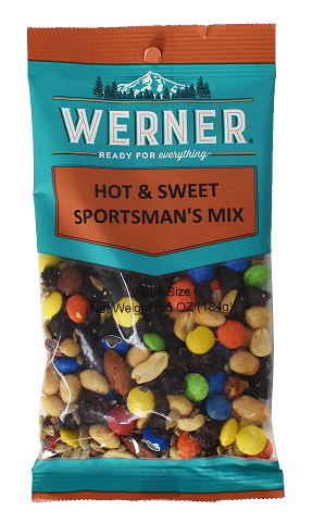 Werner Snacks - Hot n Sweet Sportmans Mix 184g